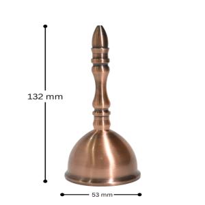 Elegant Brass Made -copper-finished-hand-bell